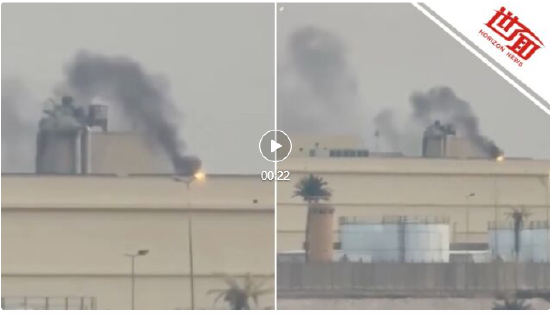 美国驻伊拉克大使馆遭导弹袭击，防空系统被摧毁，现场画面曝光