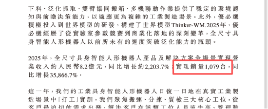 优必选交卷：人形机器人卖出1079台收入8.2亿，占比41.1%公司仍亏7.89亿 | 长三角资本局